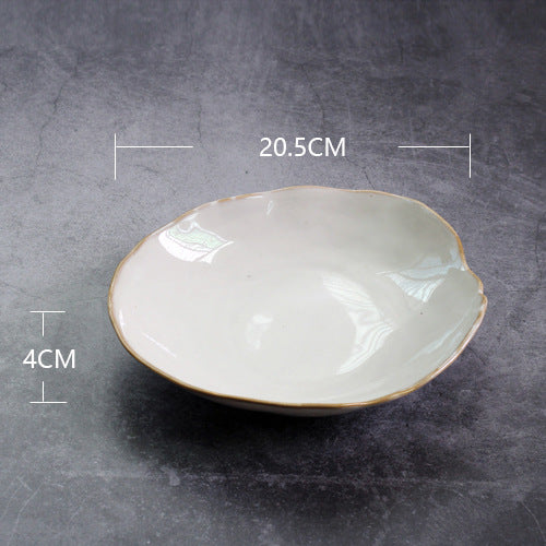 Irregular Plate & Bowl