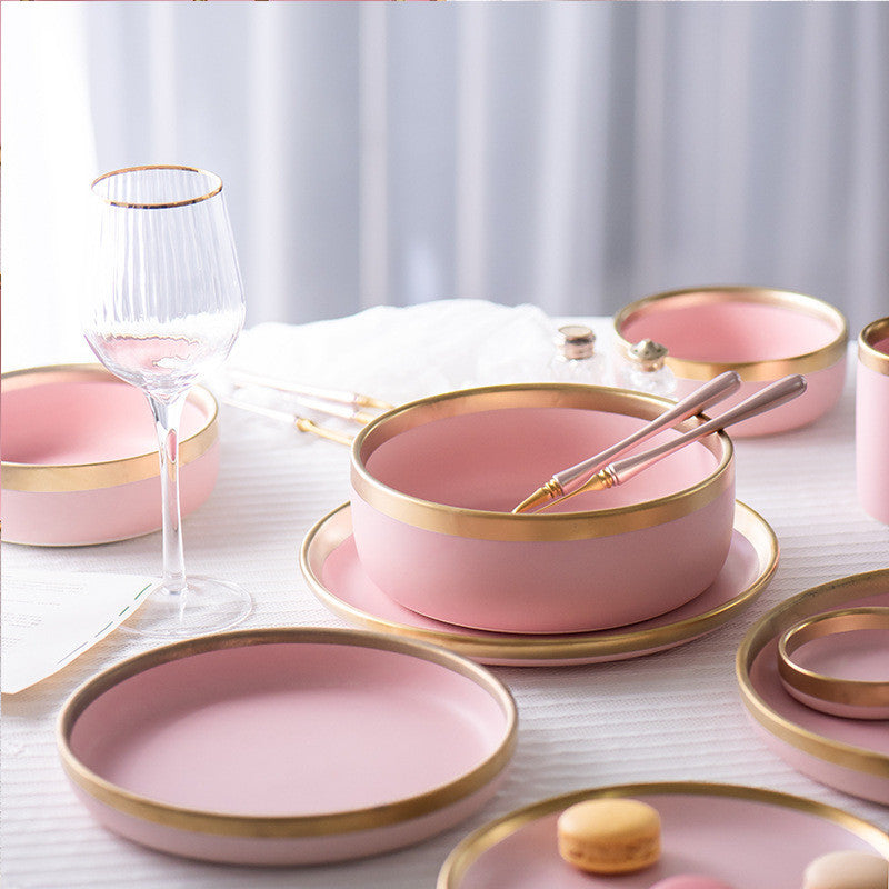 Ceramic Pink Tableware