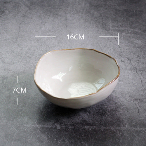 Irregular Plate & Bowl