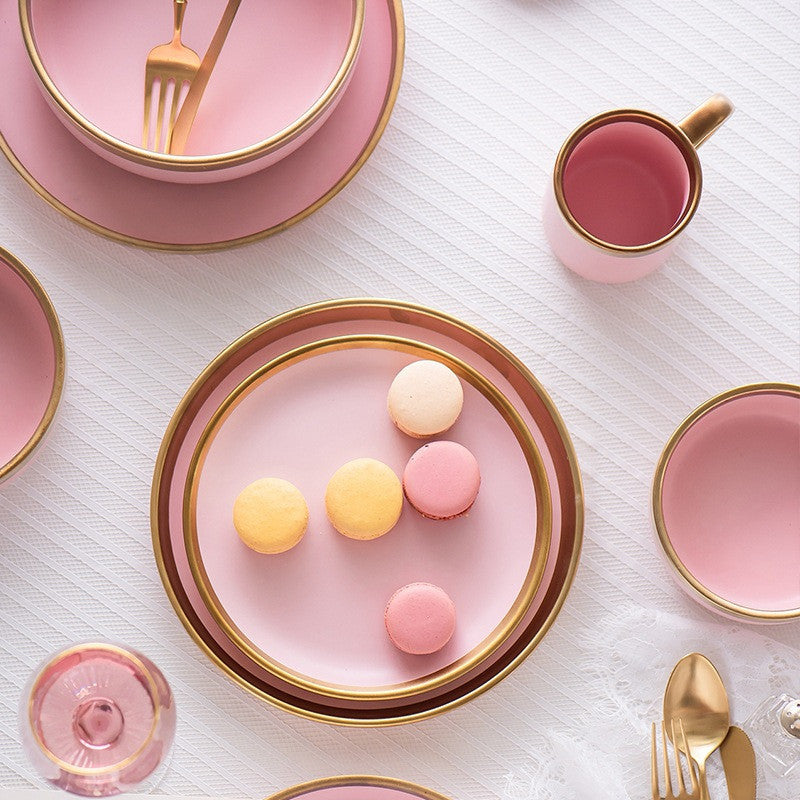 Ceramic Pink Tableware