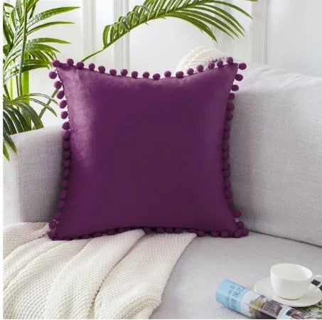 Velvet Plush Cushion Cover