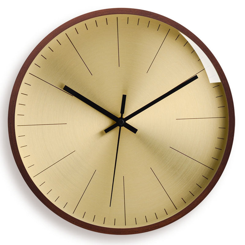 Round Quartz Wall Clock
