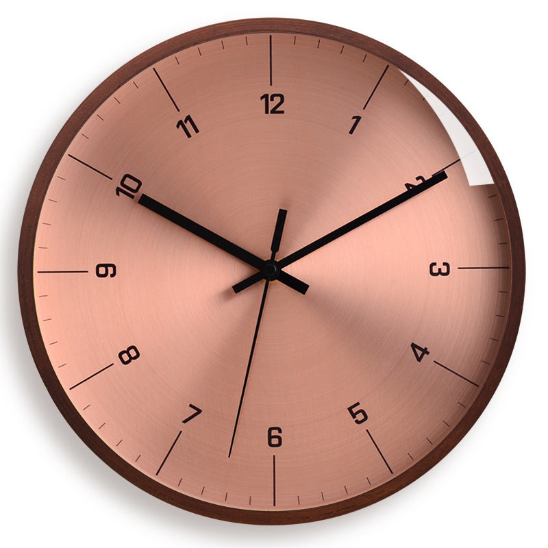 Round Quartz Wall Clock
