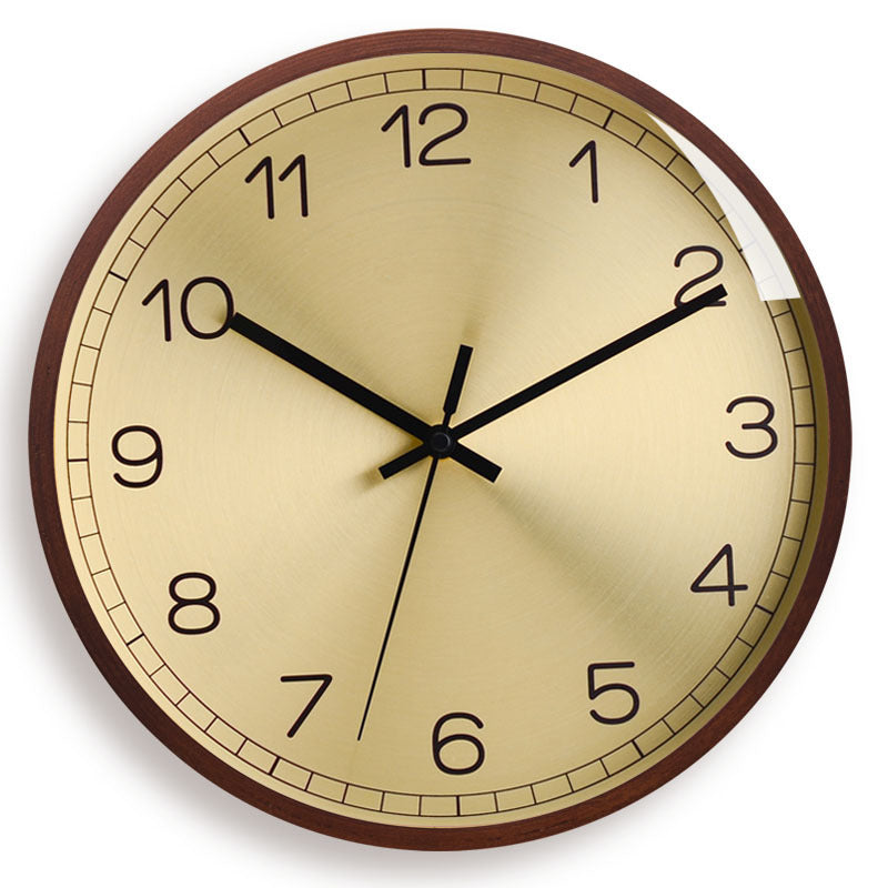 Round Quartz Wall Clock