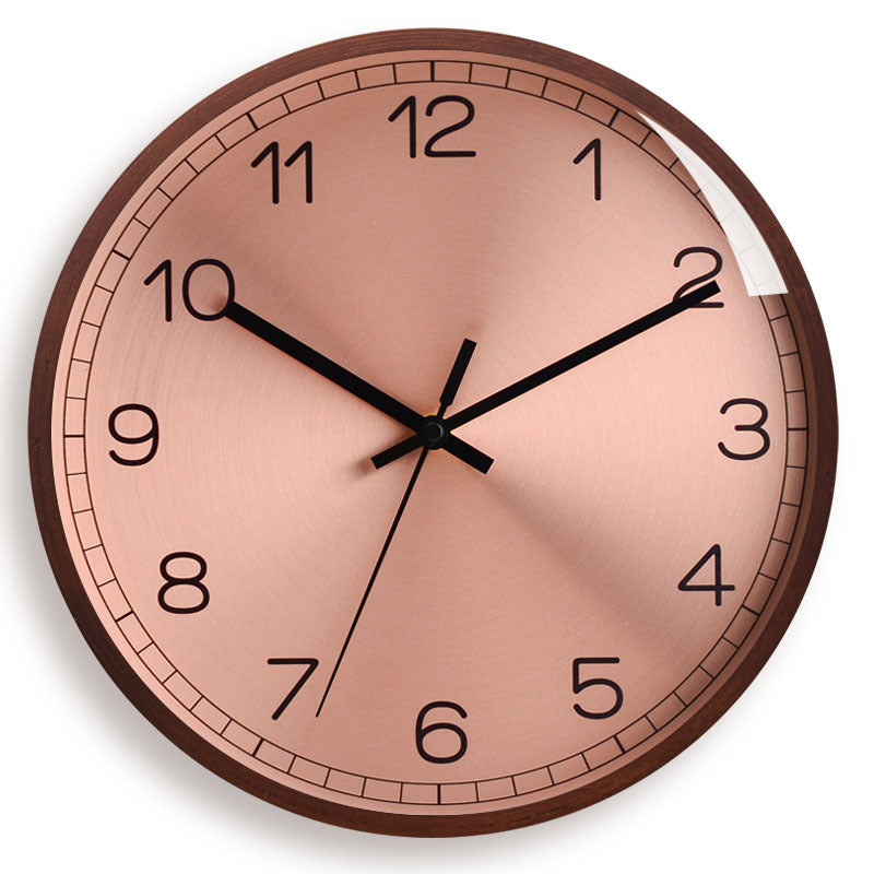 Round Quartz Wall Clock
