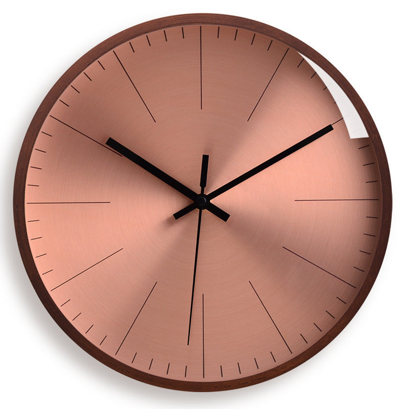 Round Quartz Wall Clock