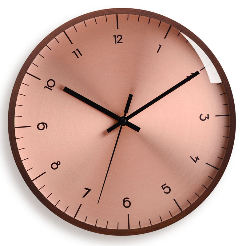 Round Quartz Wall Clock