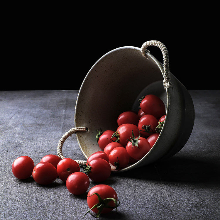 Table Cut Pottery Dish