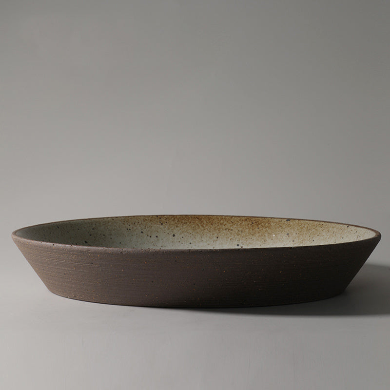 Table Cut Pottery Dish