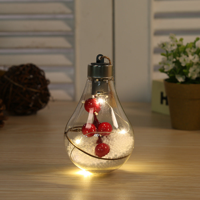 Bulb Snow Ornament