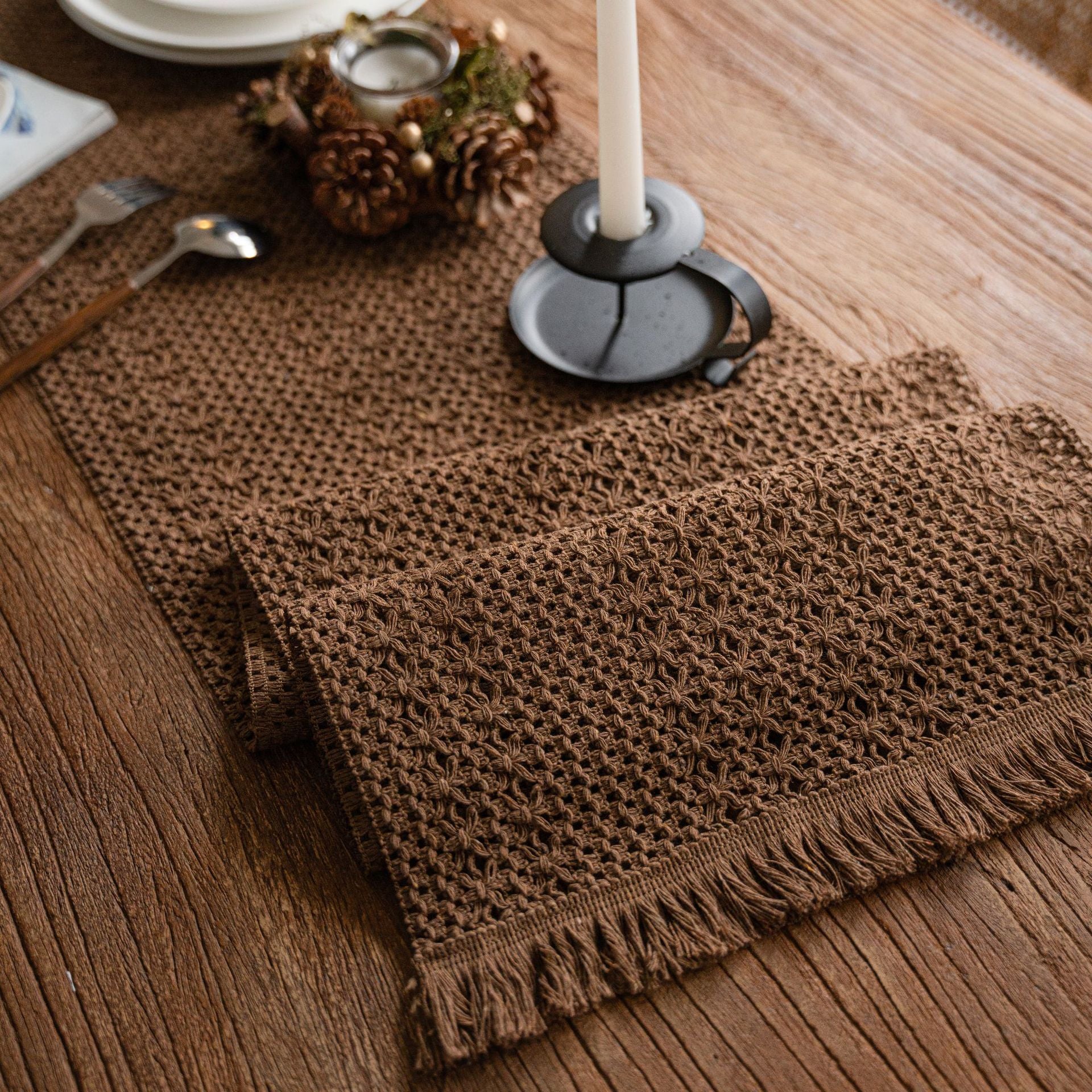 Woven Natural Table Runner
