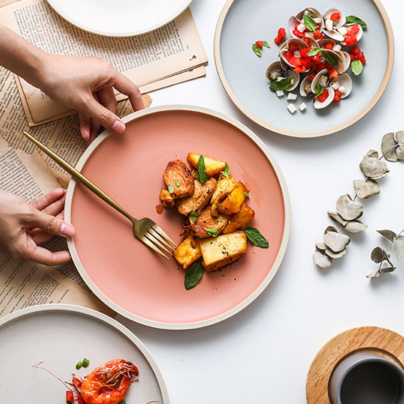 Nordic Cream Blue Plate