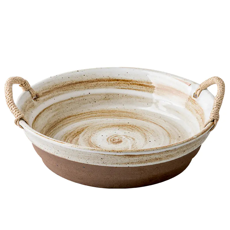 Coarse Pottery Breakfast Plate