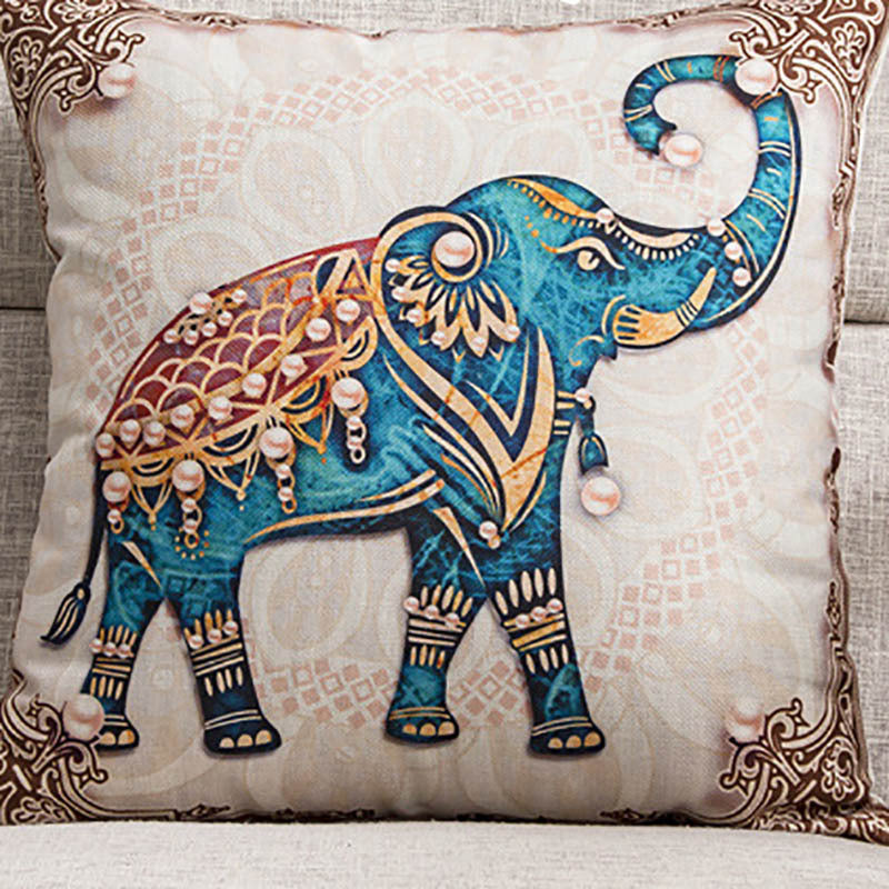 Elephant Stylised Cushion Cover