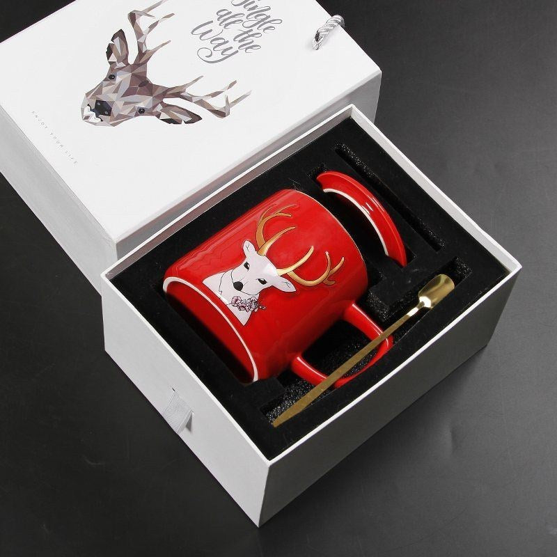 Christmas Elk Mug Collection