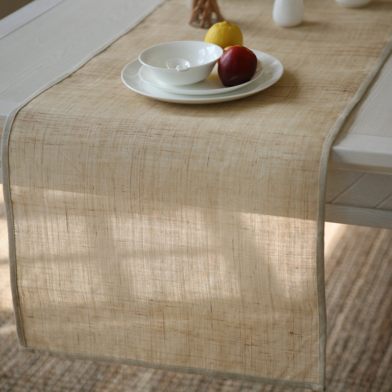 Handmade Pure Linen Table Runner