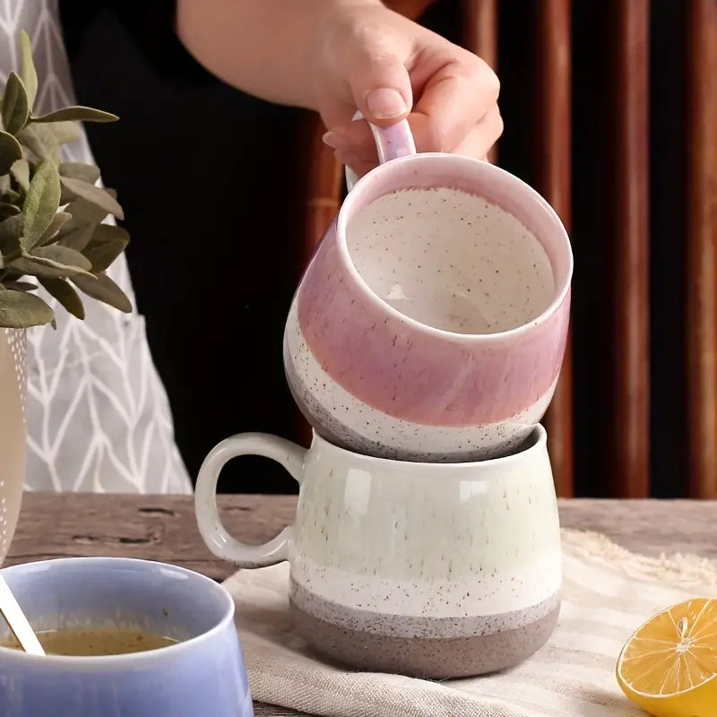 Nordic Kiln Glazed Ceramic Mug