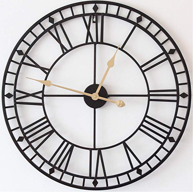 Timeless Iron Wall Clock