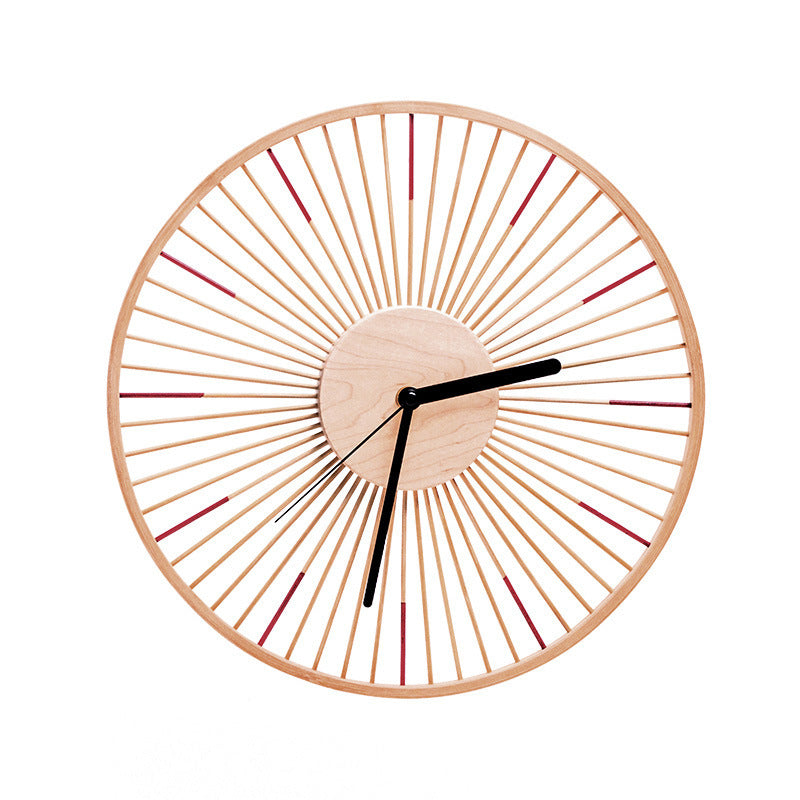 Japanese Sun Wall Clock