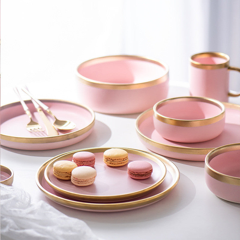 Ceramic Pink Tableware