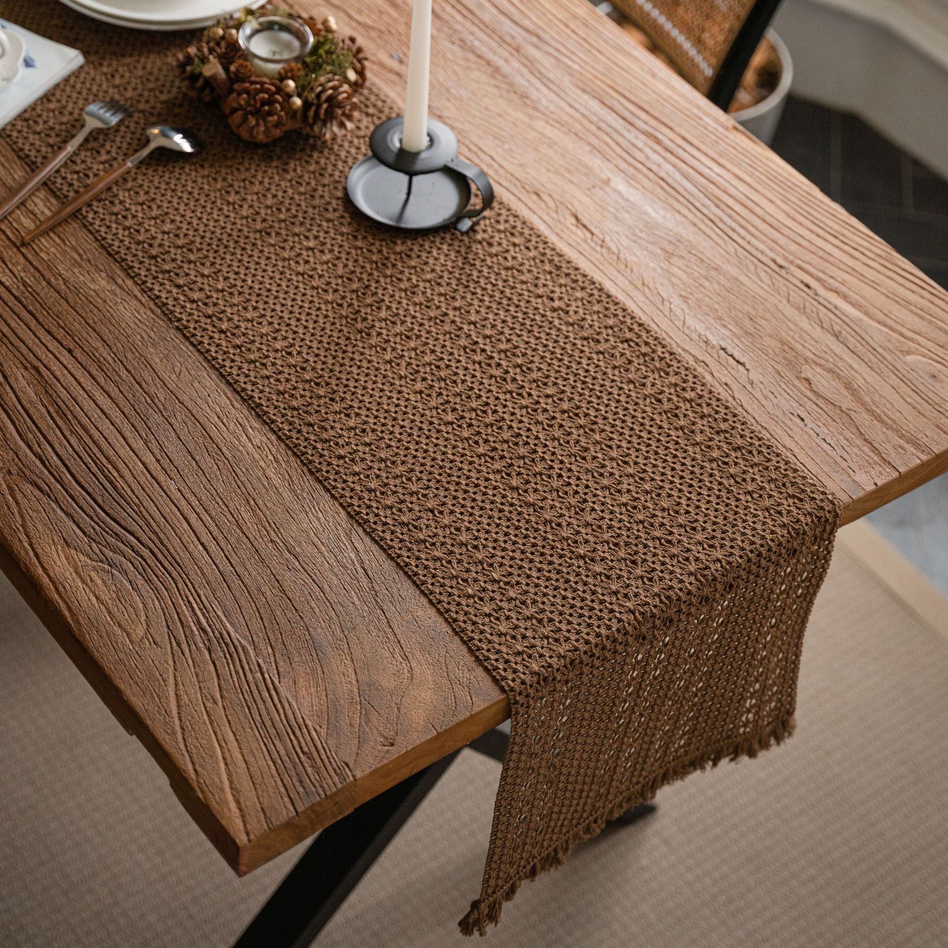 Woven Natural Table Runner
