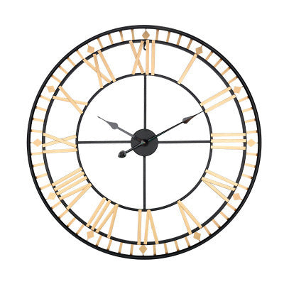 Timeless Iron Wall Clock