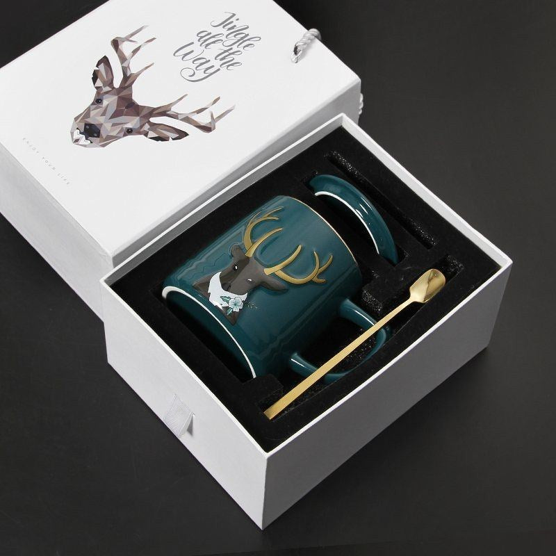 Christmas Elk Mug Collection