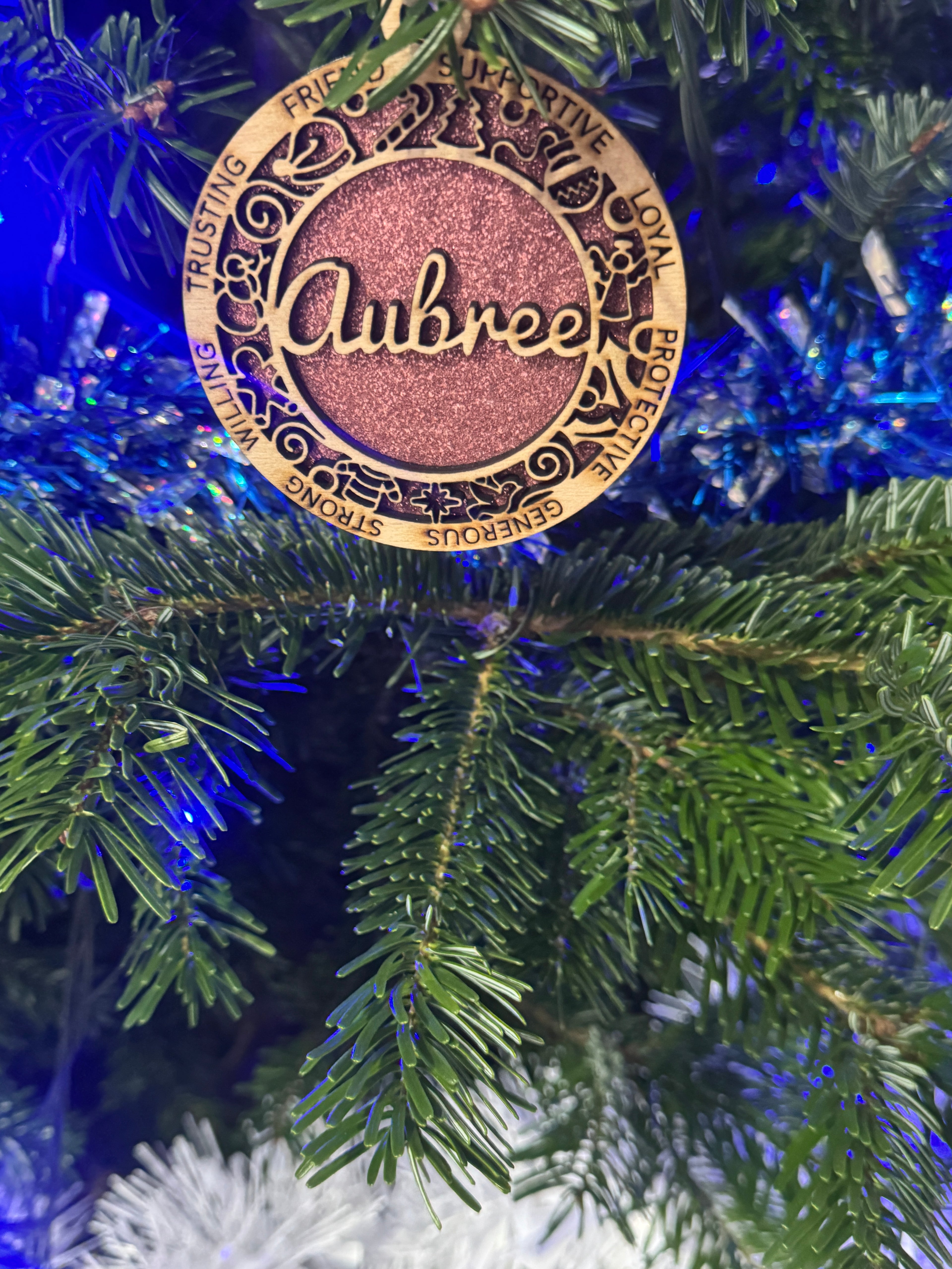 Christmas Tree Decoration (bespoke name)