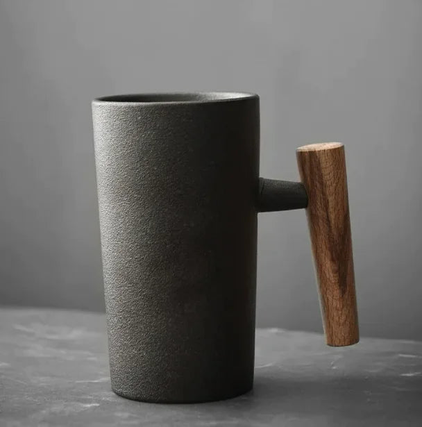 Japanese-Style Nordic Earth Mug