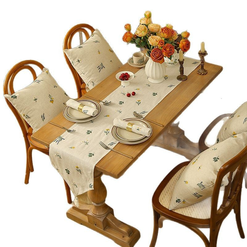 Wheat Embroidery Table Runner