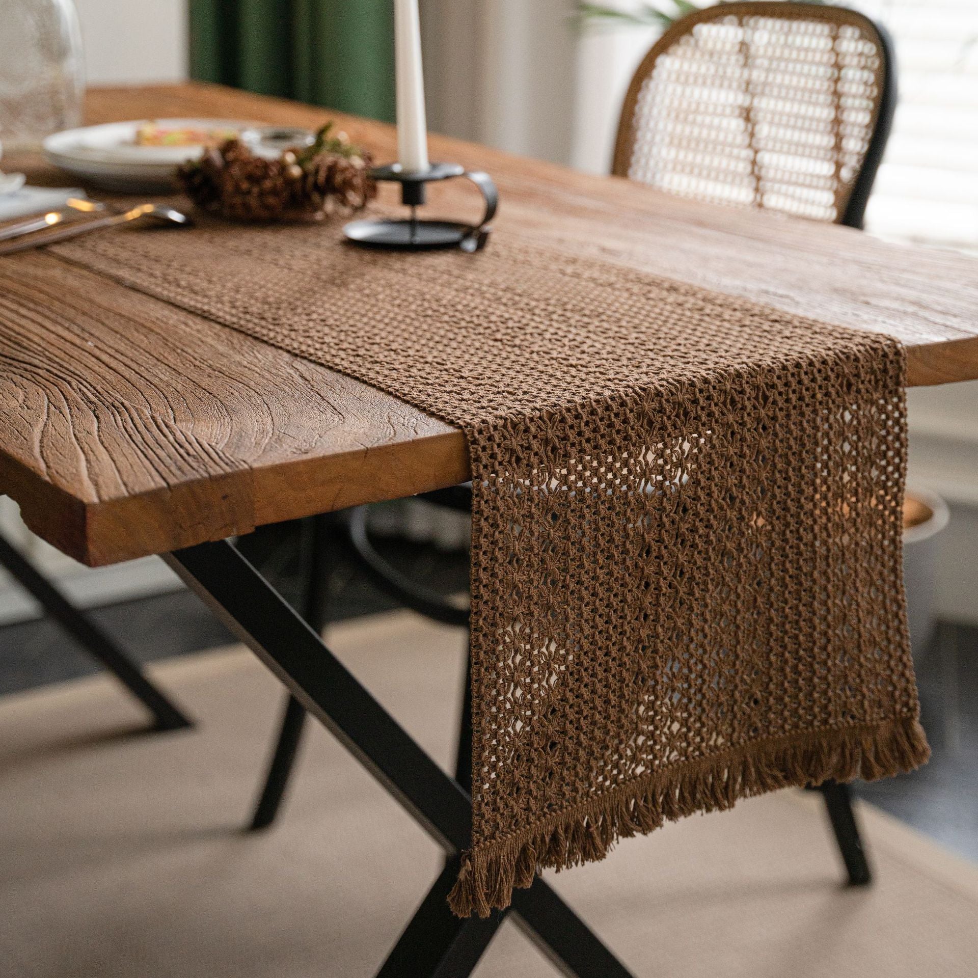 Woven Natural Table Runner