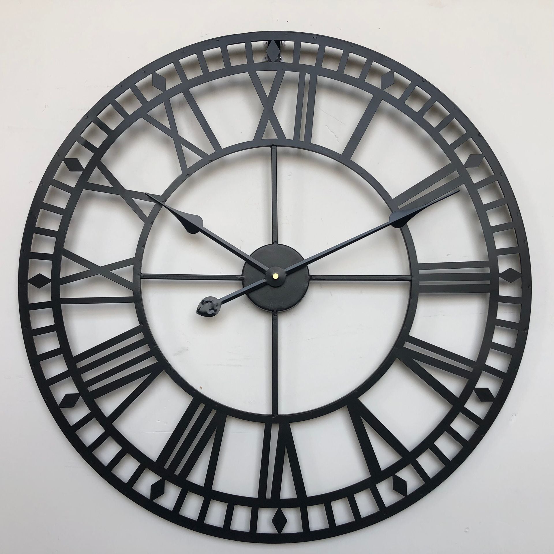 Timeless Iron Wall Clock