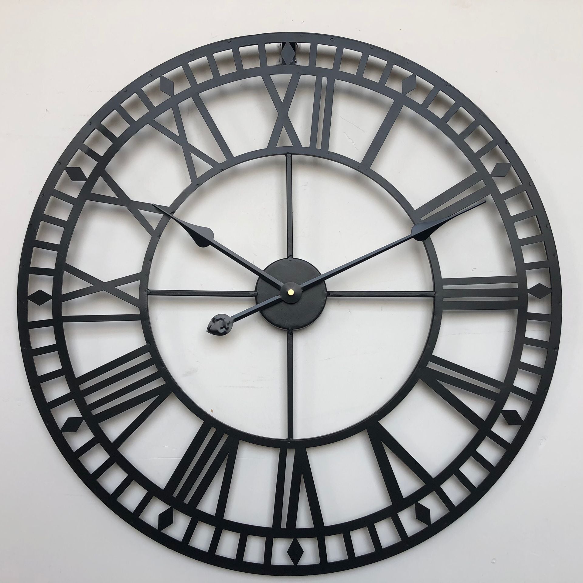 Timeless Iron Wall Clock