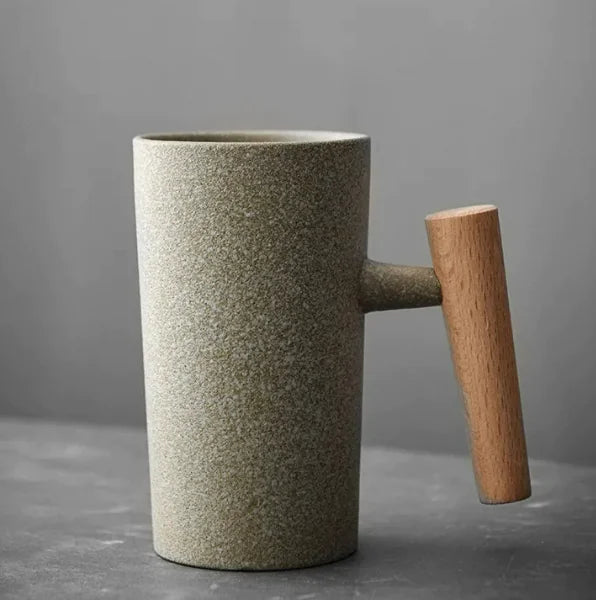 Japanese-Style Nordic Earth Mug